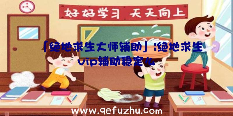 「绝地求生大师辅助」|绝地求生vip辅助稳定么